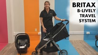 NEW 2019 Britax BLively Travel System Demo [upl. by Aivatal911]