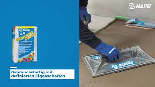 MAPEI Anwendungstechnik  Estrichlösung für einen schnell belegbaren Untergrund [upl. by Gnuh985]