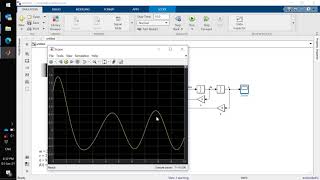 MATLAB SIMULINK MODELING OF MASS SPRING DAMPER SYSTEM [upl. by Ariom]