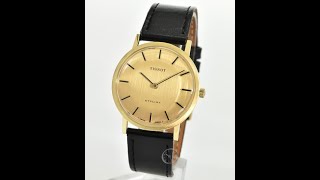 Tissot Stylist Handaufzug 18ct Gold FM14098 [upl. by Tsiuqram]