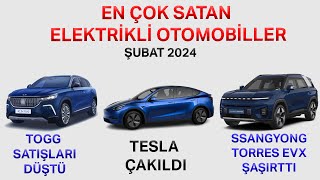 ŞUBAT 2024DE KAÇ ELEKTRİKLİ OTOMOBİL SATILDI [upl. by Mok]