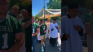 National Eucharistic Pilgrimage Eucharistic Procession in North Platte Nebraska [upl. by Attekahs]