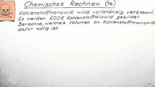 Chemisches Rechnen 14  Chemie  Allgemeine und anorganische Chemie [upl. by Amanda769]