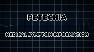 Petechia Medical Symptom [upl. by Hernardo]