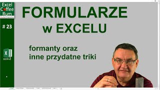 Formularze w Excelu zastosowanie formantów [upl. by Namyl]