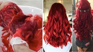 Tinta vermelha no Shampoo  Como deixar cabelo vermelho intenso  Gilmara Carvalho [upl. by Ykcim548]