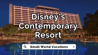 Disneys Contemporary Resort  Garden Wing  Deluxe Room  Walt Disney World Resort [upl. by Tager]