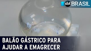 Terapia com balão gástrico pode ajudar no emagrecimento  SBT Brasil 041122 [upl. by Inahteb]