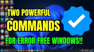 ErrorFree Windows 🎉 2 Powerful Commands to Repair and Optimize [upl. by Andrey]