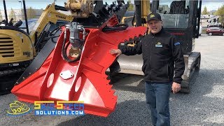 Eterra Cyclone 60quot Heavy Duty Excavator Rotary Brush Cutter  Product Overview [upl. by Comethuauc23]