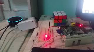 Alexa interface with Raspberry Pi to turn on LED light using NodeRed [upl. by Dias599]