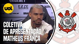 COLETIVA DE APRESENTAÇÃO MATHEUZINHO NO CORINTHIANS [upl. by Ianthe]