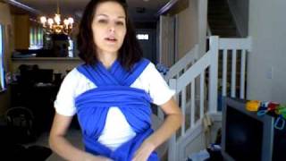 EASY Sleepywrap baby wrap Instructions [upl. by Aitat]