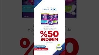 Seçili Orkid Günlük Hijyenik Ped çeşitlerinde 50 İndirim [upl. by Sitoel]