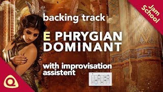 E PHRYGIAN DOMINANT Guitar Backing Track [upl. by Stephenson]