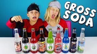 GROSS SODA CHALLENGE  GamerGirl  RonaldOMG [upl. by Granlund]