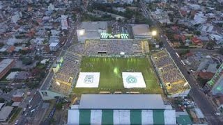 recibimiento de los hinchas de Chapecoense al Atlético Nacional en el arena conda [upl. by Elyag924]