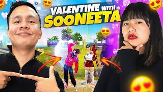 New Valentine’s Love Emote with Sooneeta 🤪 Tonde Gamer  Free Fire Max [upl. by Neils]