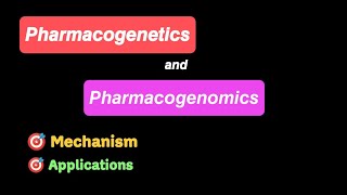 Pharmacogenetics and pharmacogenomics  Mechanism amp applications  Bsc zoology 4th semester unit 4 [upl. by Teddman]