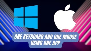 One Mouse and Keyboard to control Mac and Windows computers with this App [upl. by Lubeck]