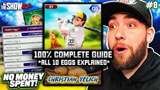 100 Complete Egg Hunt Guide In MLB The Show 24  No Money Spent 8 [upl. by Elbring]