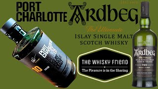 Ardbeg 10 v Port Charlotte 10 review  which is the BEST [upl. by Rhtaeh]