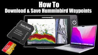 How To Download and Save Humminbird Waypoints Helix Apex  amp Solix [upl. by Anilehcim575]