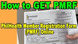 Philhealth pmrf form how to get online [upl. by Arised405]