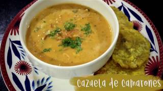 LA MEJOR CAZUELA DE CAMARONES  FÁCIL Y DELICIOSA  RECETA COLOMBIANA [upl. by Albemarle]