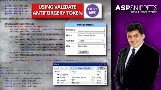 Using ValidateAntiForgeryToken in ASPNet MVC [upl. by Win231]