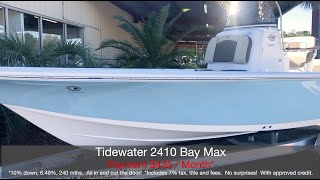 Tidewater 2410 Bay Max  Review and WalkAround [upl. by Asiluj]