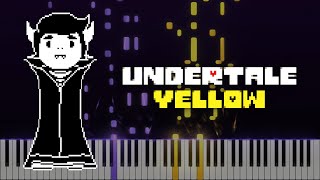 Forlorn Dalvs Battle Theme  Undertale Yellow Soundtrack  Piano Cover Tutorial [upl. by Woodall701]