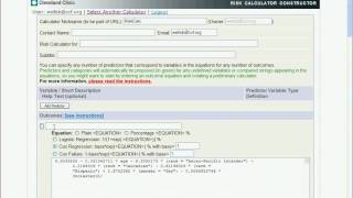 Risk Calculator Constructor Video1 [upl. by Kcirre]