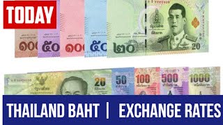 Thai Baht Currency Exchange Rates Today 30 October 2023 Thai baht conversion rates [upl. by Ahseek]