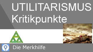 Kritik am Utilitarismus  Kritische Einwände Contras gegen den Utilitarismus  Ethik 19 [upl. by Richara69]