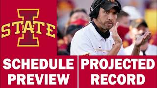 Iowa State Football 2023 Schedule Preview amp Record Projection [upl. by Eramal975]