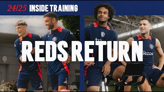 Reds Return 🔴🫶  Inside Training [upl. by Jen]