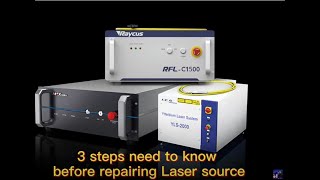 How to repair fiber laser source  3 steps to know  Raycus MAX IPG [upl. by Katonah718]