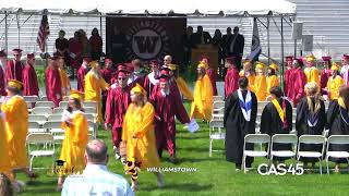 Williamstown WV High School Graduation 2023 [upl. by Draneb]