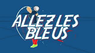 ALLEZ LES BLEUS Collectif Métissé Vidéo Lyric [upl. by Gagnon843]