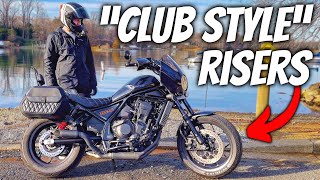 The Rebel 1100 quotClub Stylequot Handlebar Riser Solution [upl. by Modestia]