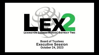 Lexington School District 2 Board of Trustees Workshop November 2 2023 [upl. by Htrag]