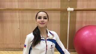 Alina Zagitova Russian Nationals 2019 SP Interview [upl. by Cassius]