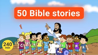 50 Bible Stories for kids A large collection of interesting stories from the Bible for children [upl. by Ahras241]