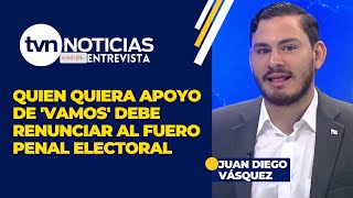 Candidato presidencial que quiera apoyo de Vamos debe renunciar al fuero penal electoral [upl. by Ised89]