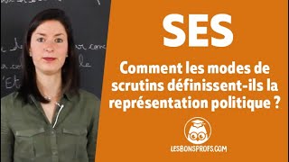 Comment les modes de scrutins définissent la représentation politique  SES  2de  Les Bons Profs [upl. by Ubald498]