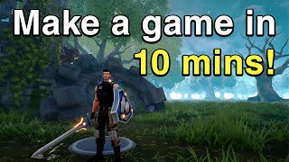 How to Make a Game in 10 Minutes and then publish it [upl. by Hahnke]