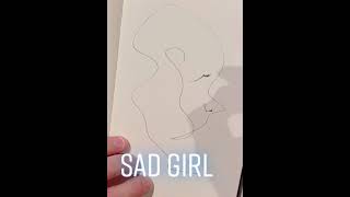 SCRIBBLE GAME Sad Girl [upl. by Tager]