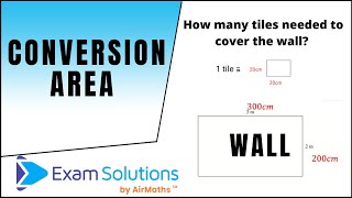 Conversion  Area  ExamSolutions [upl. by Kamp767]