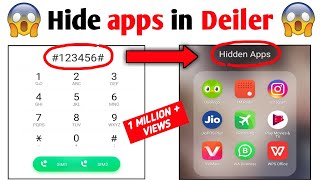 How To Hide Apps on Android 2021 No Root  Dialer Vault hide app  how to hide apps and videos [upl. by Fanchette]